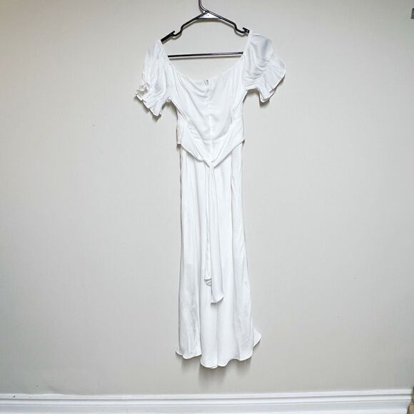 NWT Saints + Secrets Sophia Off Shoulder Midi Dress Sz S/M - Picture 6 of 8